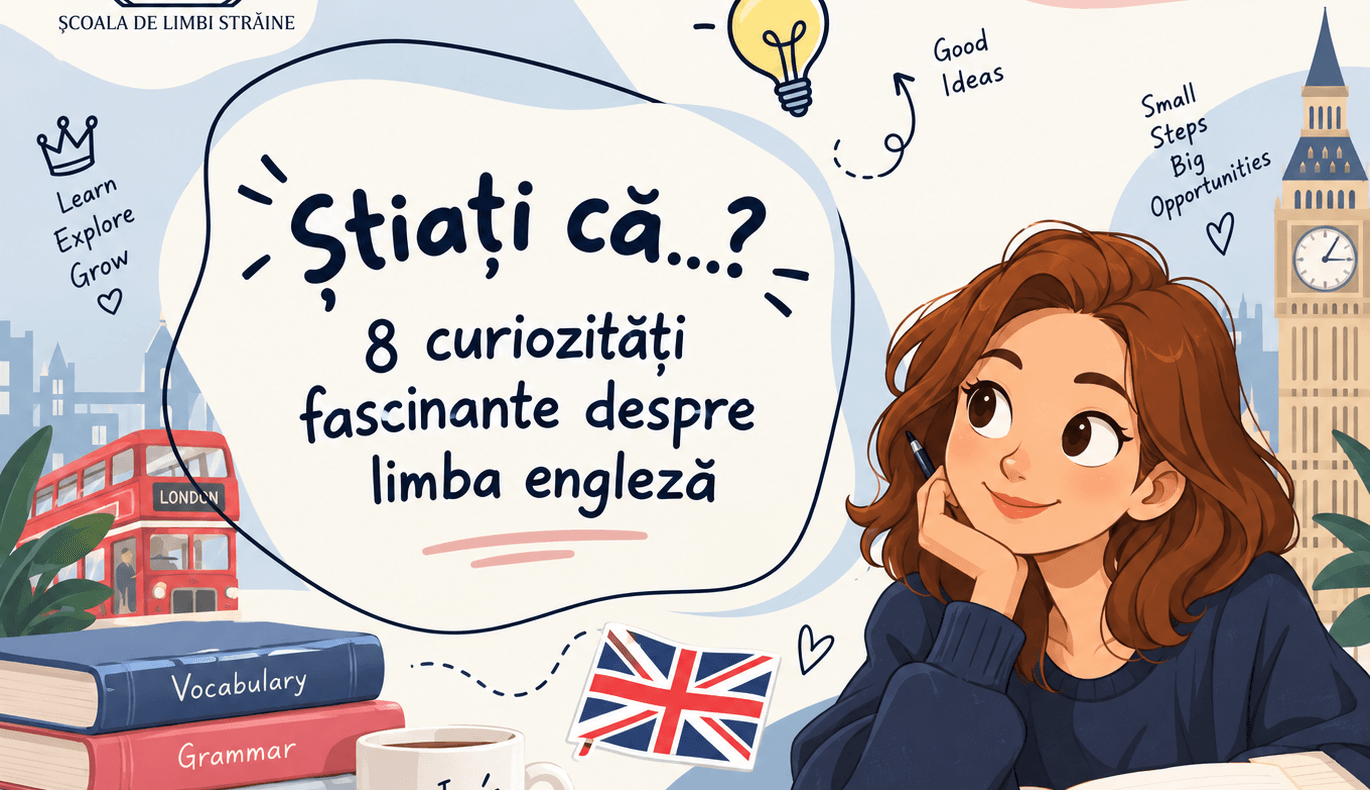 Știați că...? 8 curiozități fascinante despre limba engleză