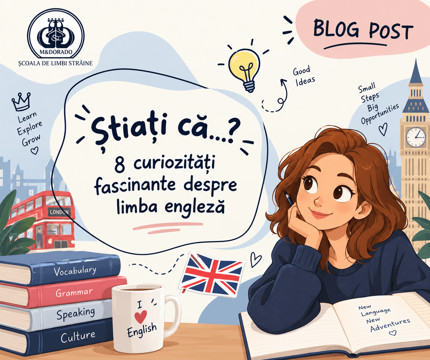 Știați că...? 8 curiozități fascinante despre limba engleză